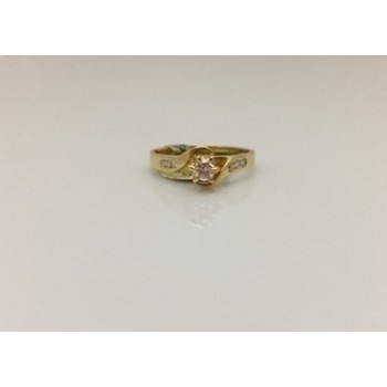 18ct Small Solitaire Diamond Ring 